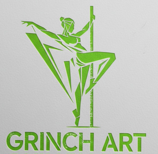 Grinch Art Pole Dance studio